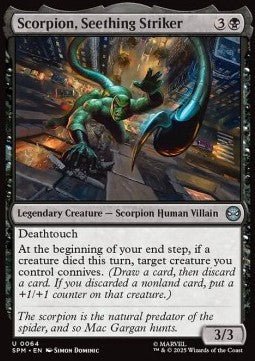 Scorpion, Seething Striker - Marvel's Spider-Man (Uncommon) [SPM-64] - Cards Beyond