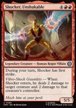 Shocker, Unshakable - Marvel's Spider-Man (Uncommon) [SPM-89] - Cards Beyond