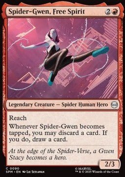 Spider-Gwen, Free Spirit - Marvel's Spider-Man (Common) [SPM-90] - Cards Beyond