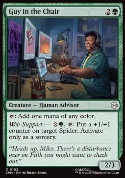 Guy in the Chair - Marvel's Spider-Man (Common) [SPM-102] - Cards Beyond
