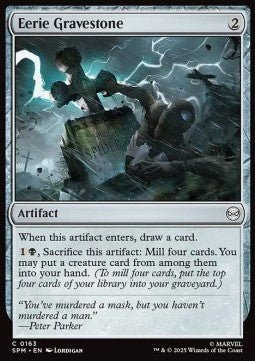 Eerie Gravestone - Marvel's Spider-Man (Common) [SPM-163] - Cards Beyond