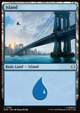 Island (V.2) - Marvel's Spider-Man (Land) [SPM-195] - Cards Beyond