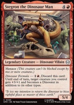 Stegron the Dinosaur Man - Marvel's Spider-Man (Common) [SPM-95] - Cards Beyond