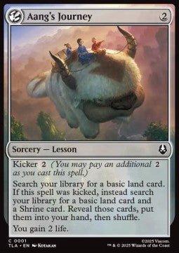 Aang's Journey - Avatar: The Last Airbender (Common) [TLA-1] - Cards Beyond