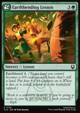 Earthbending Lesson - Avatar: The Last Airbender (Common) [TLA-176] - Cards Beyond