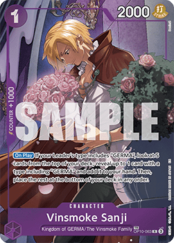 Vinsmoke Sanji (OP10-063) - Legacy of the Master (Treasure Rare) [OP12-OP10-063] - Cards Beyond