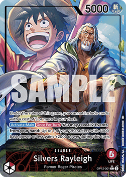 Silvers Rayleigh (OP12-001) (V.2) - Legacy of the Master (Alternate Art) [OP12-001] - Cards Beyond