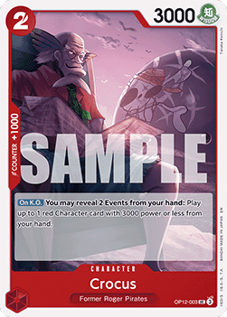Crocus (OP12-003) - Legacy of the Master (Uncommon) [OP12-003] - Cards Beyond