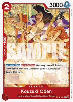Kouzuki Oden (OP12-004) - Legacy of the Master (Uncommon) [OP12-004] - Cards Beyond