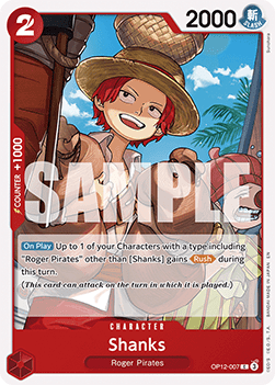 Shanks (OP12-007) - Legacy of the Master (Common) [OP12-007] - Cards Beyond