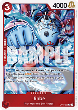 Jinbe (OP12-009) - Legacy of the Master (Rare) [OP12-009] - Cards Beyond