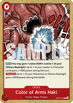 Color of Arms Haki (OP12-019) - Legacy of the Master (Common) [OP12-019] - Cards Beyond