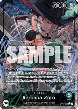 Roronoa Zoro (OP12-020) (V.2) - Legacy of the Master (Alternate Art) [OP12-020] - Cards Beyond