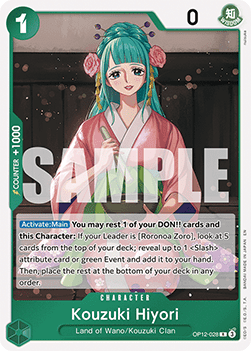 Kouzuki Hiyori (OP12-028) - Legacy of the Master (Rare) [OP12-028] - Cards Beyond