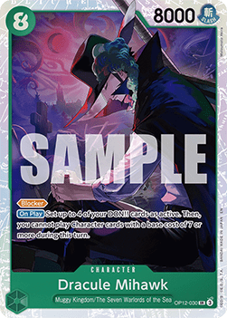 Dracule Mihawk (OP12-030) (V.1) - Legacy of the Master (Super Rare) [OP12-030] - Cards Beyond