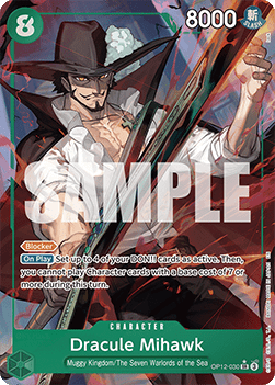 Dracule Mihawk (OP12-030) (V.2) - Legacy of the Master (Alternate Art) [OP12-030] - Cards Beyond