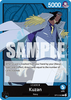 Kuzan (OP12-040) (V.1) - Legacy of the Master (Leader) [OP12-040] - Cards Beyond