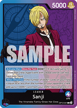 Sanji (OP12-041) (V.1) - Legacy of the Master (Leader) [OP12-041] - Cards Beyond