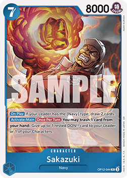 Sakazuki (OP12-044) - Legacy of the Master (Rare) [OP12-044] - Cards Beyond