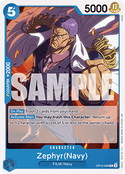 Zephyr(Navy) (OP12-046) - Legacy of the Master (Common) [OP12-046] - Cards Beyond