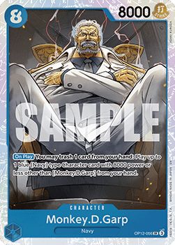 Monkey.D.Garp (OP12-056) (V.1) - Legacy of the Master (Super Rare) [OP12-056] - Cards Beyond
