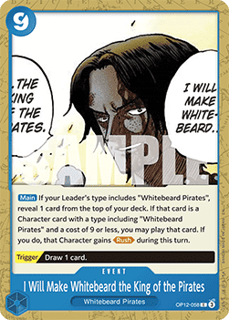 I Will Make Whitebeard the King of the Pirates (OP12-058) - Legacy of the Master (Common) [OP12-058] - Cards Beyond