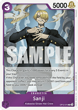Sanji (OP12-070) (V.1) - Legacy of the Master (Rare) [OP12-070] - Cards Beyond