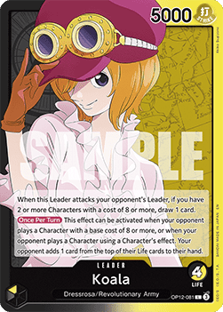 Koala (OP12-081) (V.1) - Legacy of the Master (Leader) [OP12-081] - Cards Beyond
