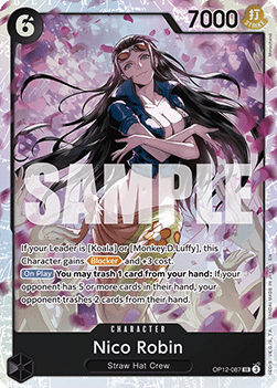 Nico Robin (OP12-087) (V.1) - Legacy of the Master (Super Rare) [OP12-087] - Cards Beyond