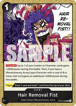 Hair Removal Fist (OP12-098) - Legacy of the Master (Uncommon) [OP12-098] - Cards Beyond