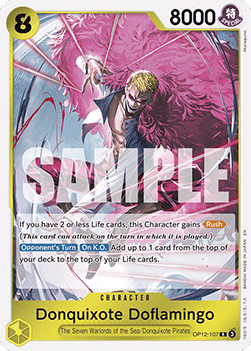 Donquixote Doflamingo (OP12-107) - Legacy of the Master (Rare) [OP12-107] - Cards Beyond