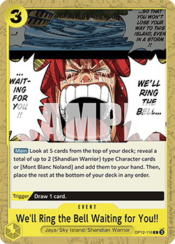 We'll Ring the Bell Waiting for You!! (OP12-116) - Legacy of the Master (Common) [OP12-116] - Cards Beyond