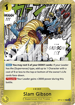 Slam Gibson (OP12-117) - Legacy of the Master (Rare) [OP12-117] - Cards Beyond