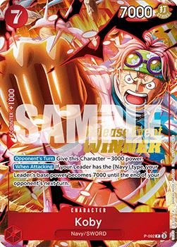 Koby (P-092) (V.1) - Special Tournament Promos (Promo) [STP-092] - Cards Beyond