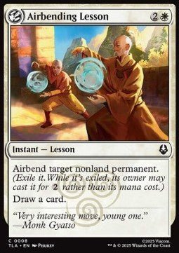 Airbending Lesson - Avatar: The Last Airbender (Common) [TLA-8] - Cards Beyond