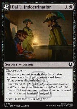 Dai Li Indoctrination - Avatar: The Last Airbender (Common) [TLA-93] - Cards Beyond
