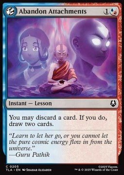 Abandon Attachments - Avatar: The Last Airbender (Common) [TLA-205] - Cards Beyond