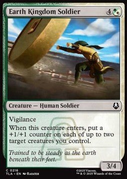 Earth Kingdom Soldier - Avatar: The Last Airbender (Common) [TLA-216] - Cards Beyond