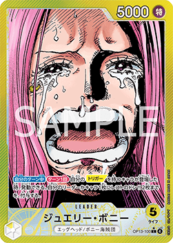 Jewelry Bonney (OP13-100) (V.2) - Carrying on his Will (Non-English) (Alternate Art) [OP13-JP-100] - Cards Beyond