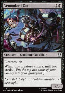 Venomized Cat - Marvel's Spider-Man (Common) [SPM-72] - Cards Beyond