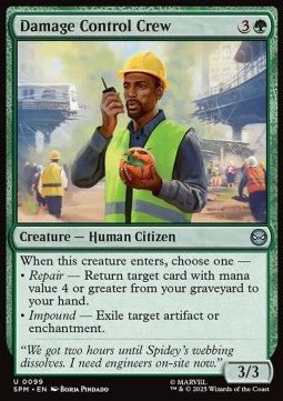 Damage Control Crew - Marvel's Spider-Man (Uncommon) [SPM-99] - Cards Beyond