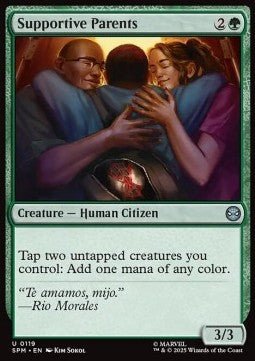 Supportive Parents - Marvel's Spider-Man (Uncommon) [SPM-119] - Cards Beyond
