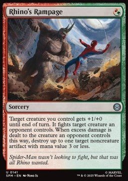 Rhino's Rampage - Marvel's Spider-Man (Uncommon) [SPM-141] - Cards Beyond