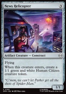 News Helicopter - Marvel's Spider-Man (Common) [SPM-169] - Cards Beyond