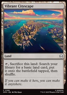 Vibrant Cityscape - Marvel's Spider-Man (Common) [SPM-188] - Cards Beyond