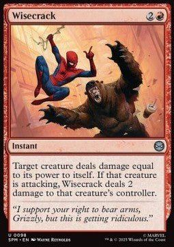 Wisecrack - Marvel's Spider-Man (Uncommon) [SPM-98] - Cards Beyond