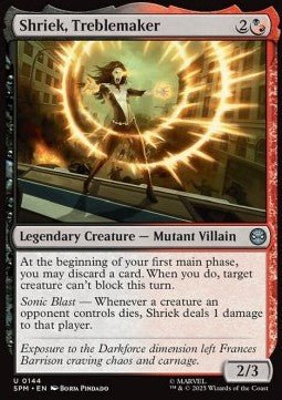Shriek, Treblemaker - Marvel's Spider-Man (Uncommon) [SPM-144] - Cards Beyond