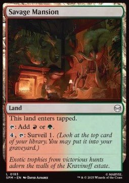 Savage Mansion - Marvel's Spider-Man (Common) [SPM-183] - Cards Beyond