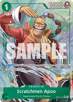 Scratchmen Apoo (EB01-015) (V.2) - The Best Vol.2 (Alternate Art) [PRB02-EB01-015] - Cards Beyond