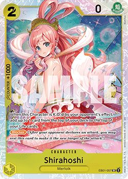 Shirahoshi (EB01-057) - The Best Vol.2 (Super Rare) [PRB02-EB01-057] - Cards Beyond
